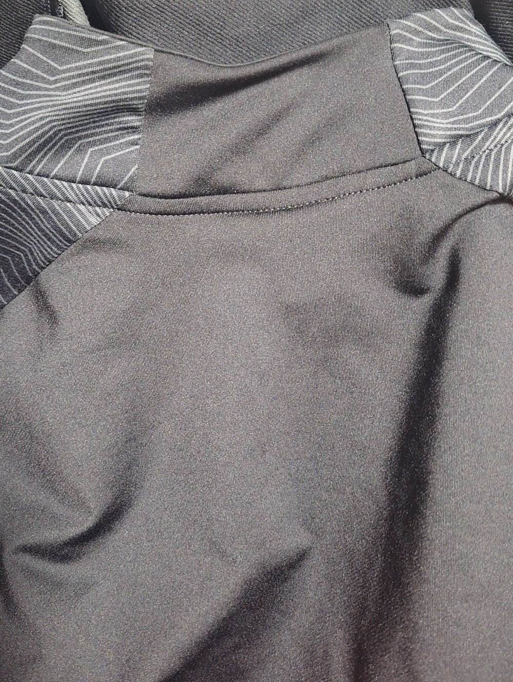 Gymshark Black Performance Full-Zip Jacket With Patterned Sleeves S View 6